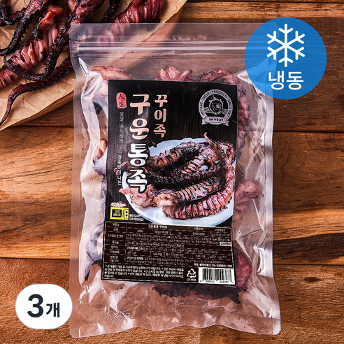 해야미 구운통족 꾸이족 (냉동), 300g, 3개