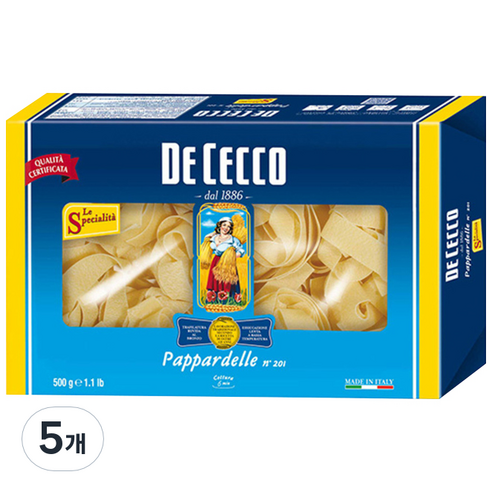 데체코 파파델리 파스타, 500g, 5개