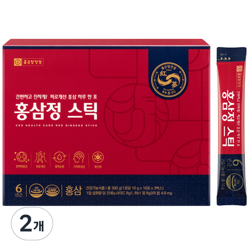 종근당건강 홍삼정 스틱 30p, 300g, 2개