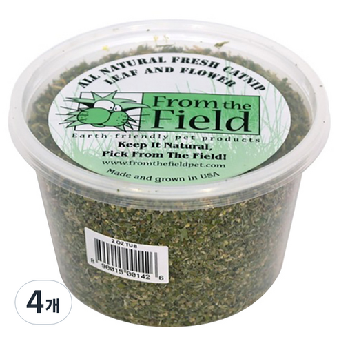 프롬더필드 캣닢 고양이간식 tub, 리프앤플라워, 56g, 4개