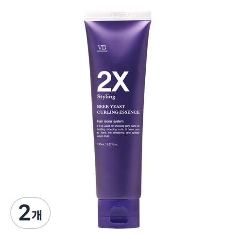 비바스 맥주효모 2X 컬링 에센스, 150ml, 2개
