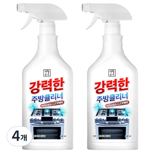 생활공식 강력한 주방클리너, 500ml, 4개