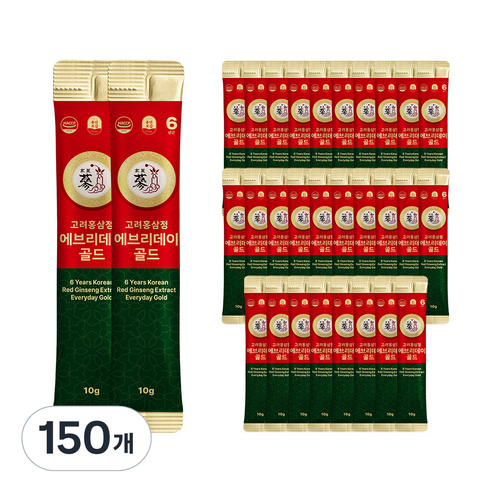 풍년보감 고려홍삼정 에브리데이 골드 홍삼스틱, 10g, 150개