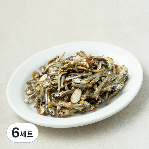 우리가족튼튼 아몬드 멸치 볶음 만들기 세트 190g, 6세트