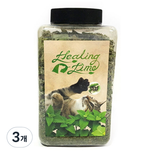 힐링타임 띵가띵가 드라이캣닢, 캣닢, 80g, 3개