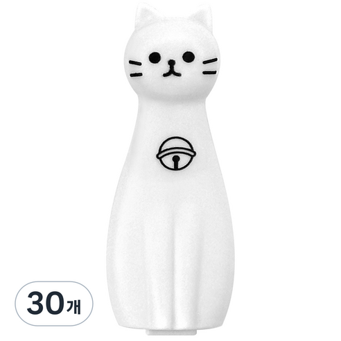 iiGEN 1000 냥냥이 언박싱 커터, 화이트, 30개
