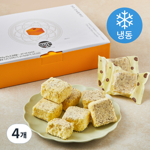 명담 단호박 설기 (냉동), 50g, 20개입, 4개