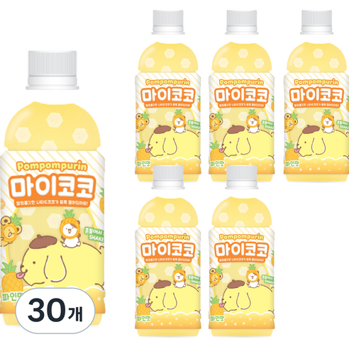 폼폼푸린 마이코코 파인애플맛, 30개, 340ml