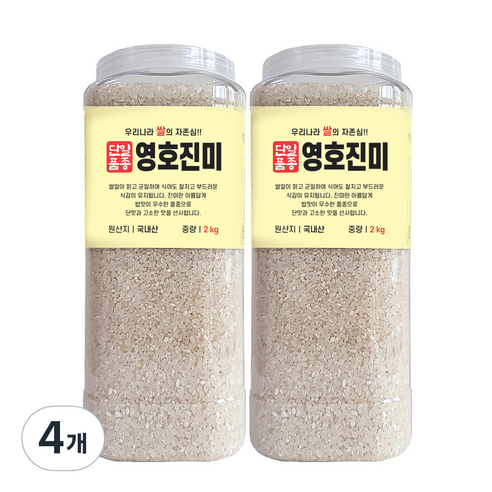 대한농산 보약같은 영호진미, 4개, 2kg