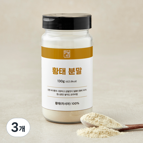 엄마애바다 황태분말, 130g, 3개, 1개입