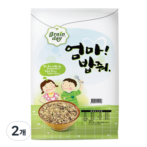 엄마밥줘 20곡 혼합잡곡, 10kg, 2개