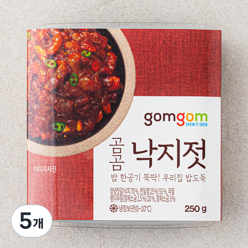 곰곰 낙지젓, 250g, 5개