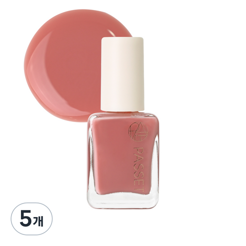 파셋 셀럽 네일컬러 폴리쉬 매니큐어 7ml, 20 코랄핑크, 5개