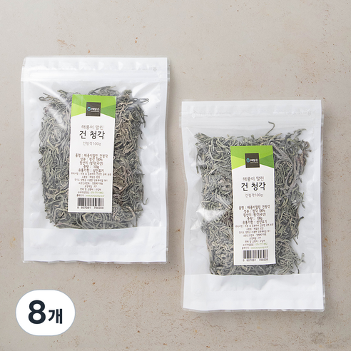 해맑은번영 완도바다 건청각, 100g, 8개
