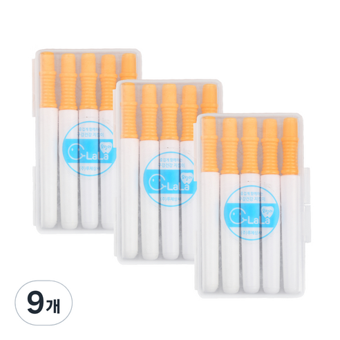 오랄라 치간칫솔 기본형 SS 0.8mm, 5개입, 9개