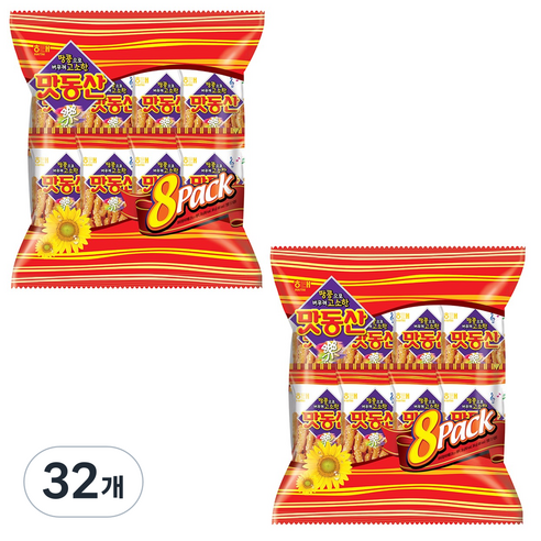 해태제과 맛동산, 38g, 32개