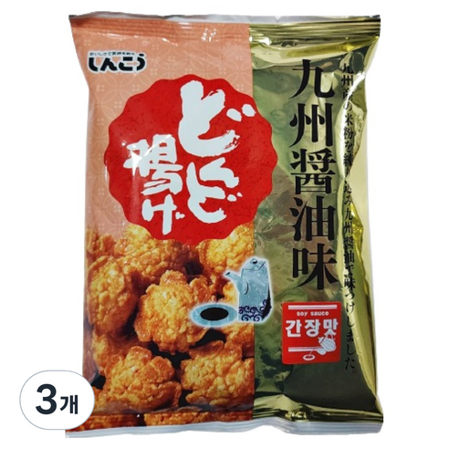 신코 돈도아게 간장맛, 60g, 3개