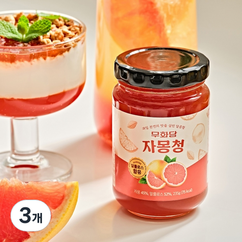 무화당 자몽청, 235g, 1개입, 3개