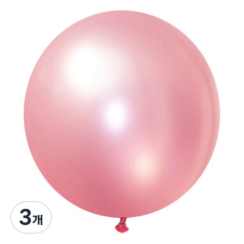 제이벌룬 셈퍼텍스 90cm 대형풍선, 409 펄 라이트핑크, 3개