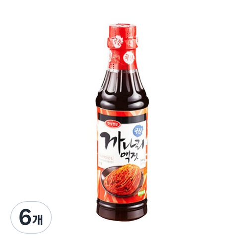 [한성기업] 액젓, 500g, 6개
