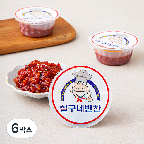 철구네 특오징어젓 3개입, 180g, 6박스