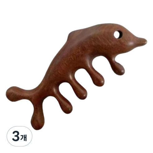 도이뮤 두피 괄사 마사지기 17, 3개