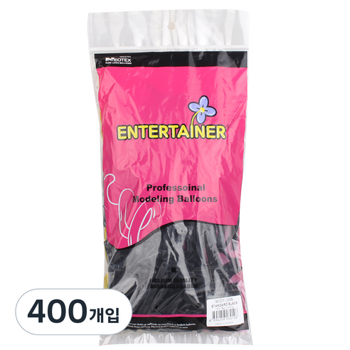 네오룬즈 260N 요술풍선, 스탠다드 블랙, 400개입