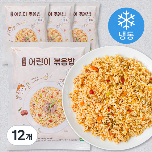 더오담 어린이 한우 볶음밥 (냉동), 200g, 12개