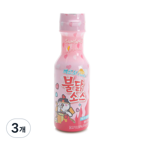 삼양 까르보불닭소스, 200g, 3개