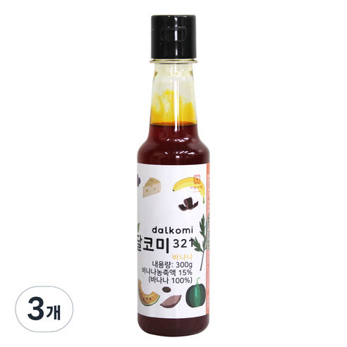 딜리셔스마켓 액상향료 달코미 바나나, 300g, 3개
