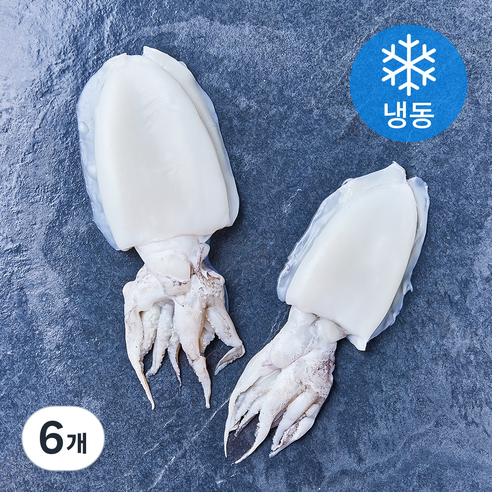 손질통 갑오징어 2미 (냉동), 6개, 200g