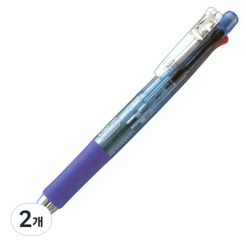 클립온멀티 다색펜 B4SA1, 블루, 2개