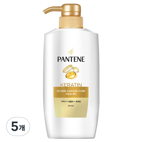 팬틴 케라틴 극손상케어 컨디셔너, 750ml, 5개