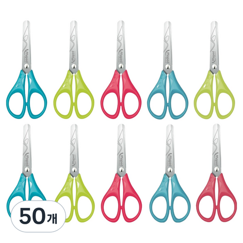 마패드 아동용 에센셜 가위 13cm, 랜덤발송, 50개