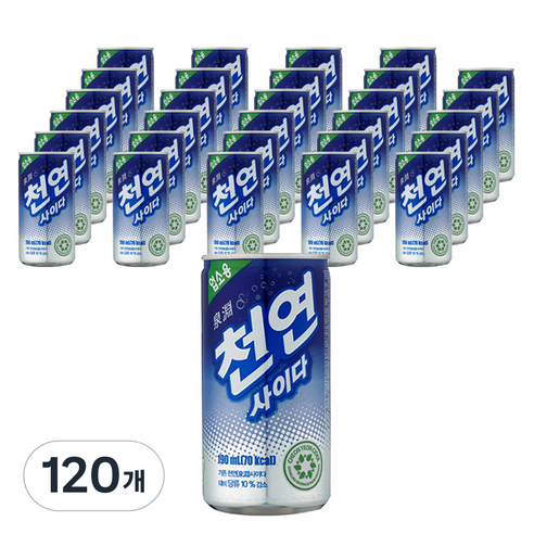 일화 천연사이다, 190ml, 120개