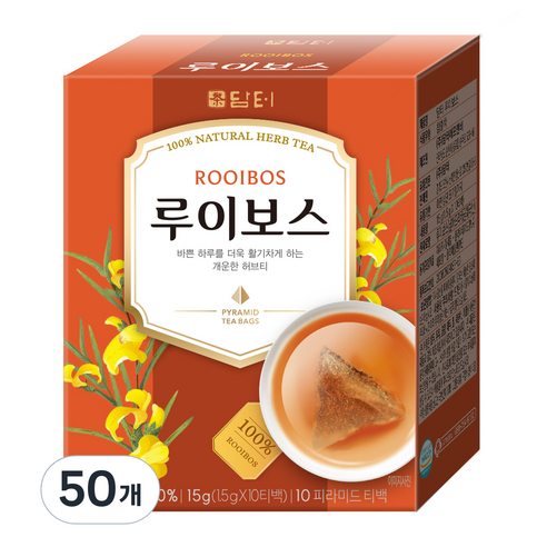 담터 삼각티백 루이보스 차, 1.5g, 10개입, 5개