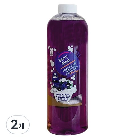 숲바른 올인원 버블바스 입욕제 베리블라스트, 2개, 1L