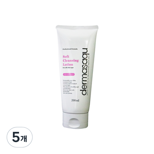 더마사큐 소프트 클렌징 로션, 200ml, 5개