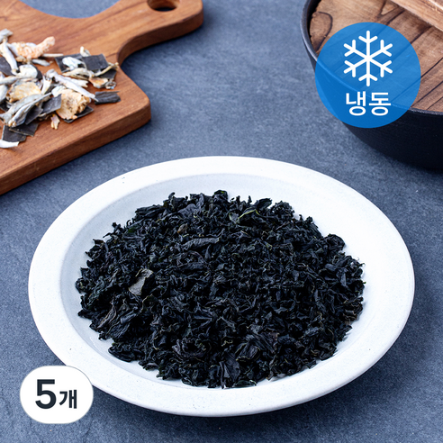 사랑해어 자른 미역 (냉동), 5개, 50g