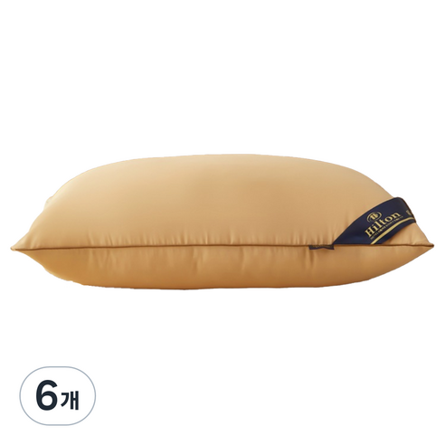 비투윈 편안한 베개솜 800g, 카멜, 6개