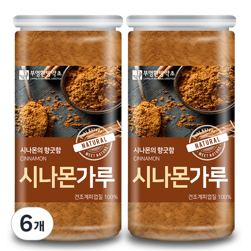 부영한방약초 시나몬 가루, 200g, 6개