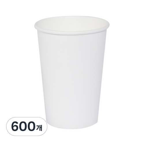 더빈썸 무지 종이컵 380ml, 1개, 600개