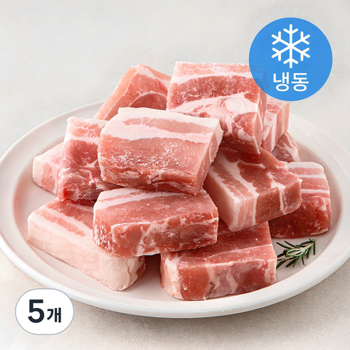 미트코리아 벽돌 삼겹살 (냉동), 1kg, 5개
