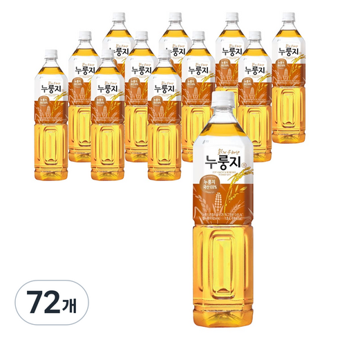 웅진 누룽지차, 1.5L, 72개