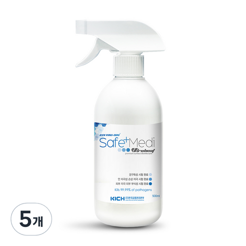 바이로비트 세이프플러스 메디 살균소독제, 500ml, 5개