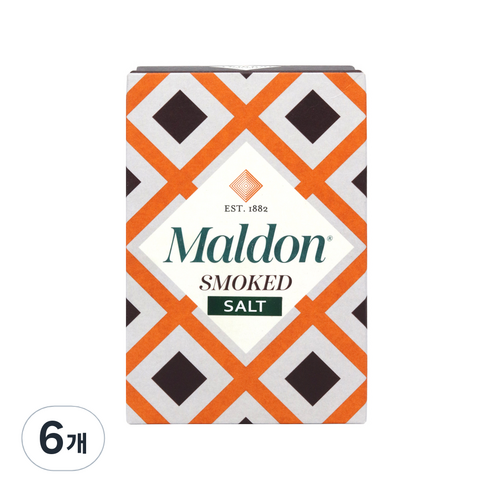 [말돈] MALDON 소금, 125g, 6개