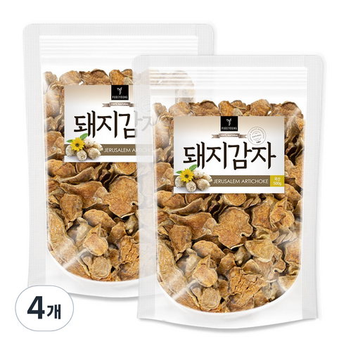 퓨어영 볶은 돼지감자, 500g, 4개
