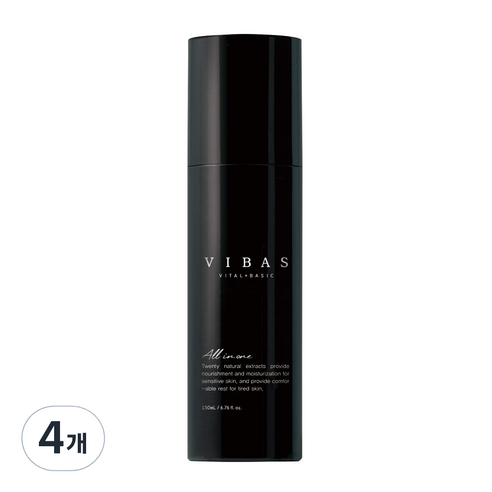 비바스 맨즈 올인원 로션, 150ml, 4개