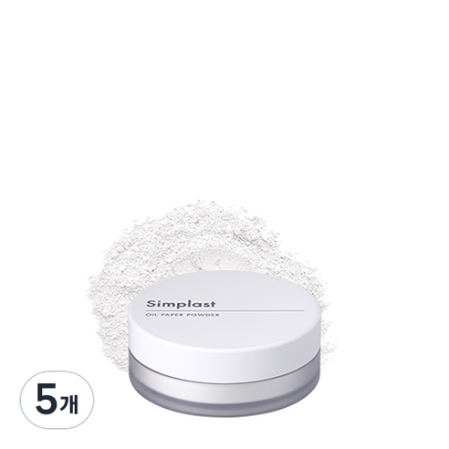 토니모리 심플라스트 기름종이 파우더 9g, 5개