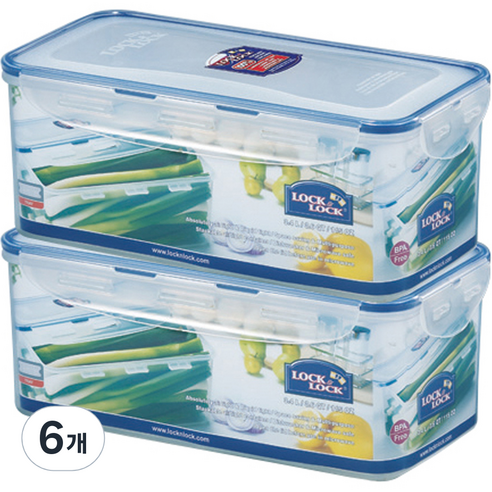 락앤락 대용량 파통 3.4L, 6개, 단품